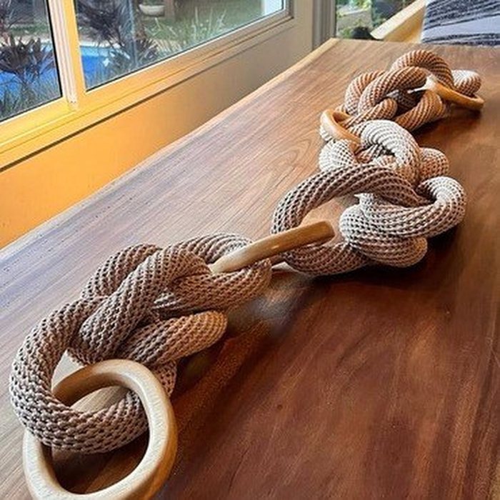 Colar de Mesa 005 de crochê