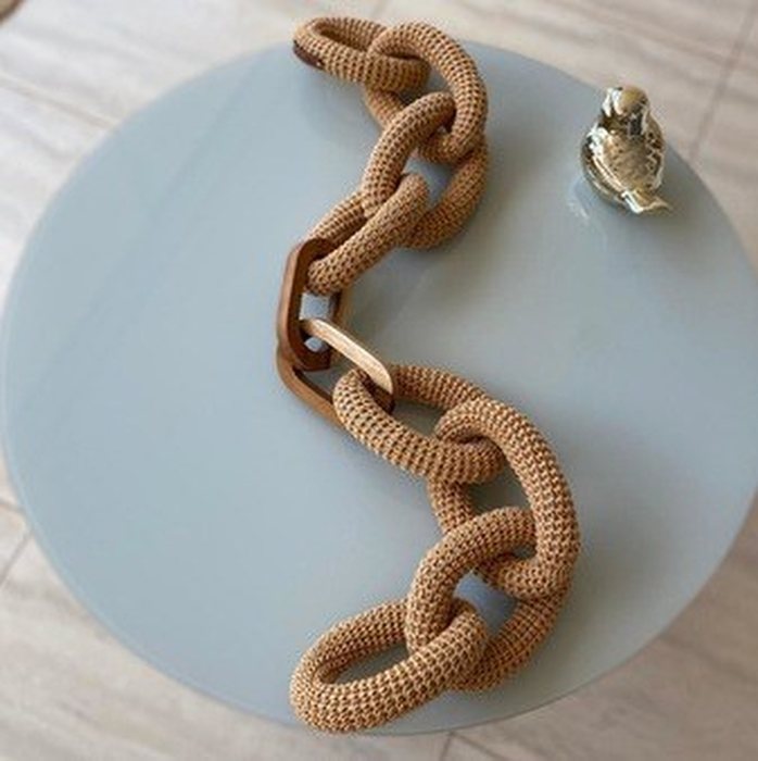 Colar de Mesa 003 de crochê